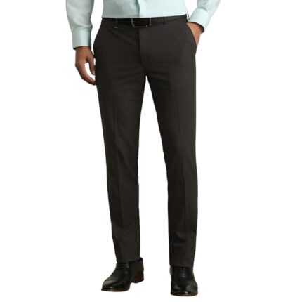 Men's Mid Rise Slim Fit Durapress Zero Maintenance Super Premium Formal Trousers