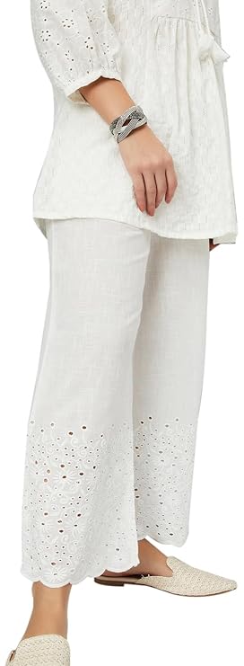 Regular Fit Mid Rise Palazzo