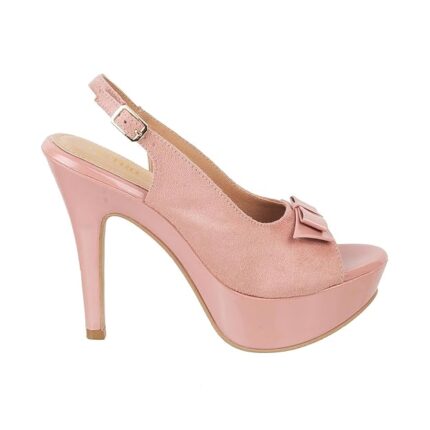 Women Suede Leather Fashion Peeptoes