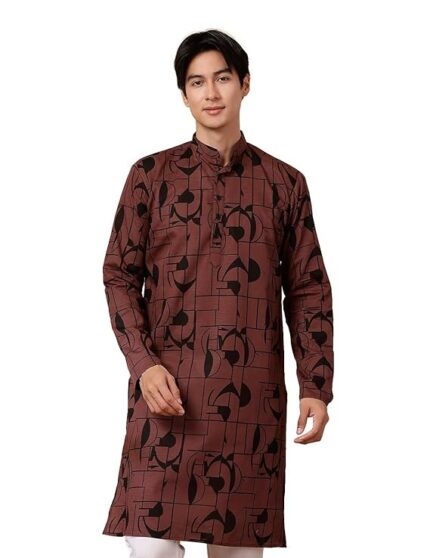 Men's Cotton Regular Fit Casual Kurta