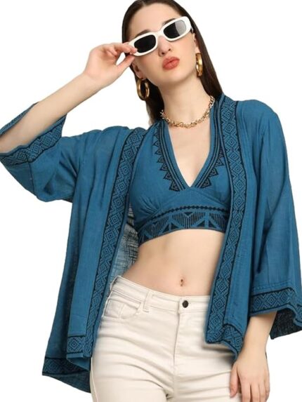 women tops with shurg set western halter top with kimono set tops for jeans for women trendy beachwear top