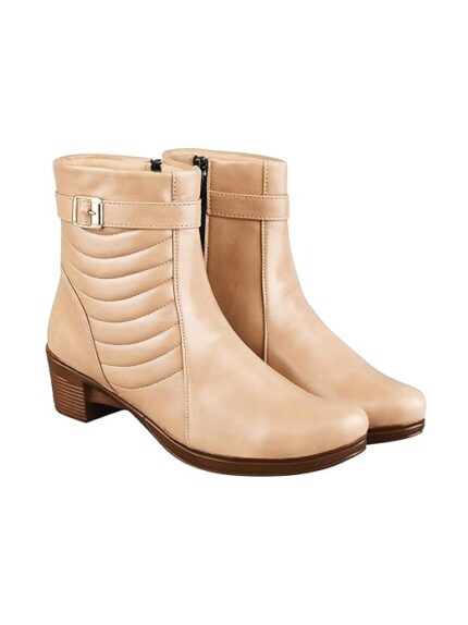 Stylish Cream Boots For Women