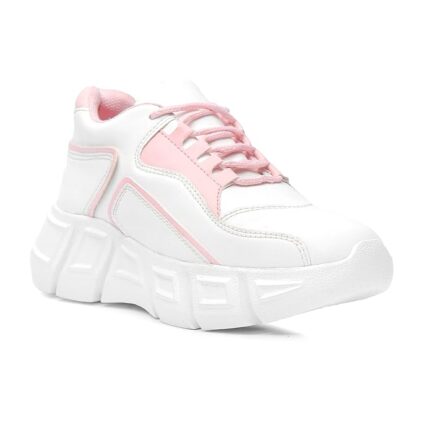Women & Girls White Casual Sports Shoes Sneakers